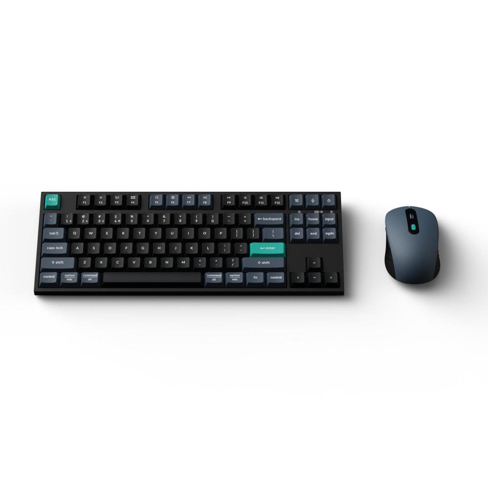 Комплект клавиатура и мишка Keychron B33 Deep Black и BM25 Wireless/BT/Wired Combo - TKL