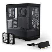 Кутия HYTE Y40 Tempered Glass, Mid-Tower, Черна, Стъклени панели