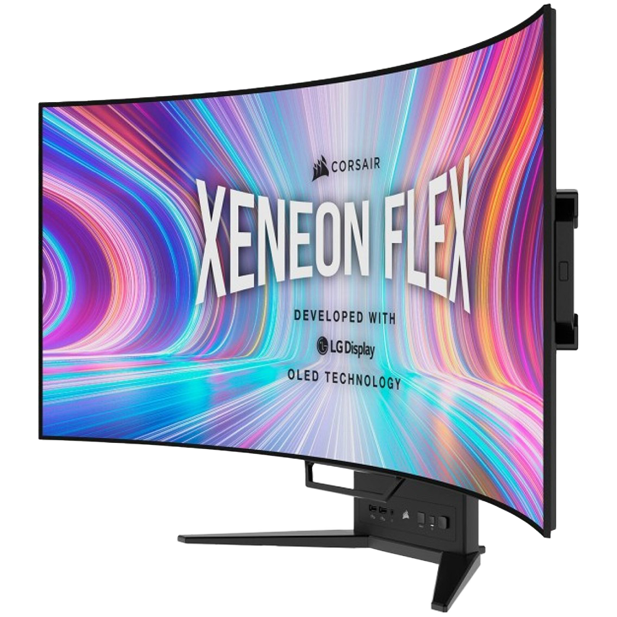 Монитор Corsair XENEON FLEX 45WQHD240 45-Inch OLED (3440 x1440), 240Hz Refresh Rate, Bendable Gaming Monitor