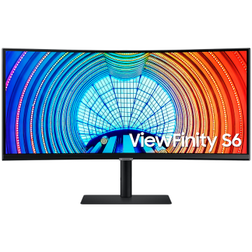 Монитор Samsung LS34C652UAUXEN HRM S65UC, 34" UWQHD Curved 1000R 21:9 (3440x1440) VA 100Hz