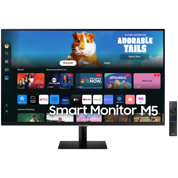 Монитор Samsung LS27DM500EUXDU M5 Smart, 27'' FHD FLAT 16:9 (1920x1080) VA 60Hz