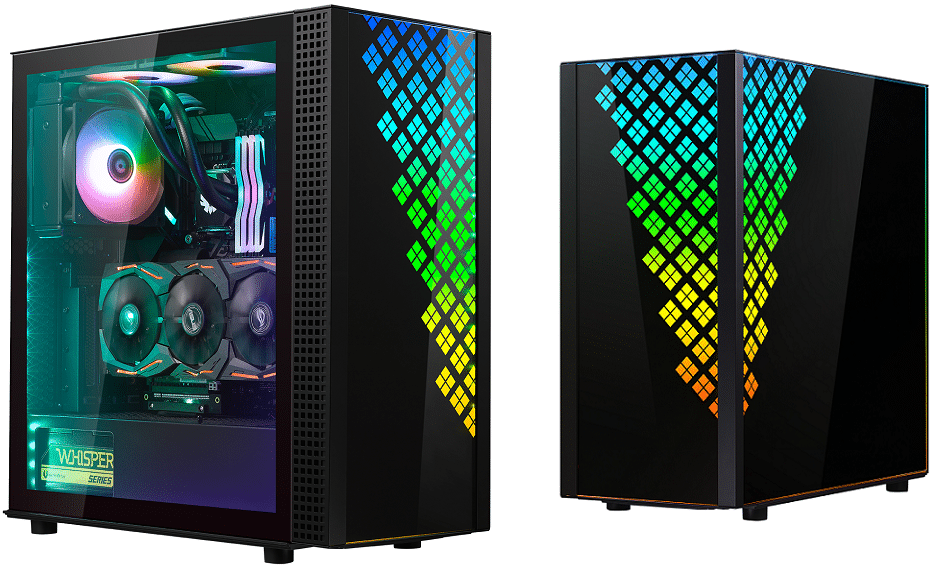 Кутия за компютър BITFENIX DAWN BK /3 SIDE TG