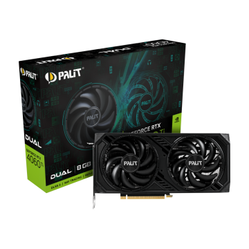 Видео карта PALIT RTX4060TI DUAL 8GB GDDR6