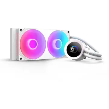 Охладител за процесор NZXT Kraken Plus 240 RGB LCD Display - White