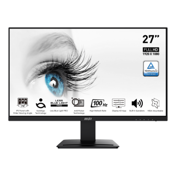 Монитор MSI 27" PRO MP273A, FullHD, IPS, 100Hz