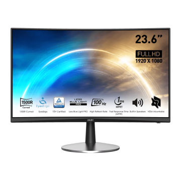 Монитор MSI PRO 23.6" MP2422C, FullHD, VA, 100Hz