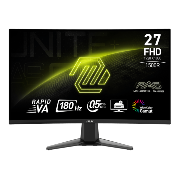 Монитор MSI 27" MAG 27C6F, FullHD, VA, 180Hz