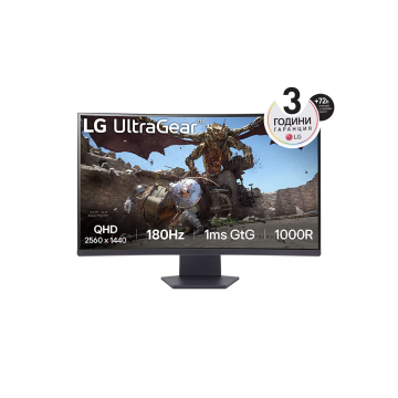 Монитор LG 32" 32GS60QC-B, QHD, VA, 180Hz