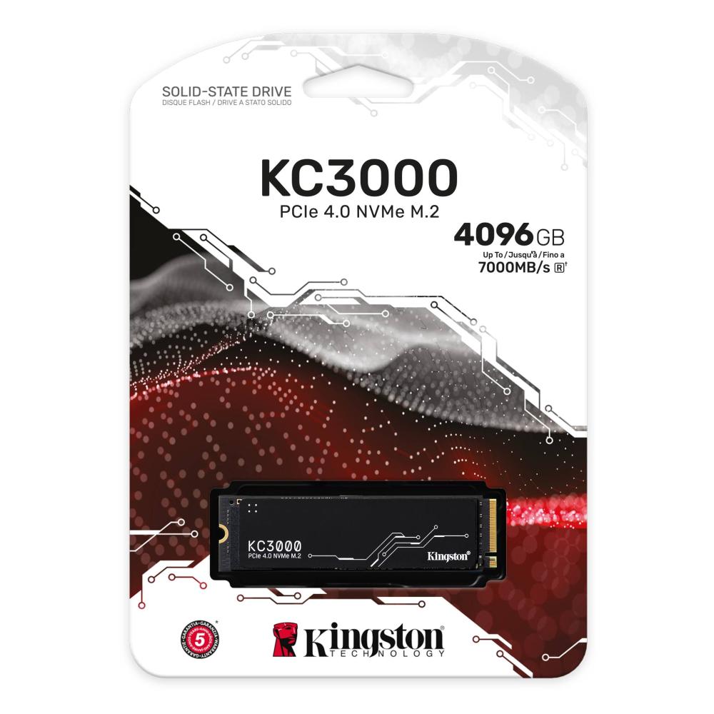 SSD KINGSTON SKC3000D, 4TB, M.2, PCIE4