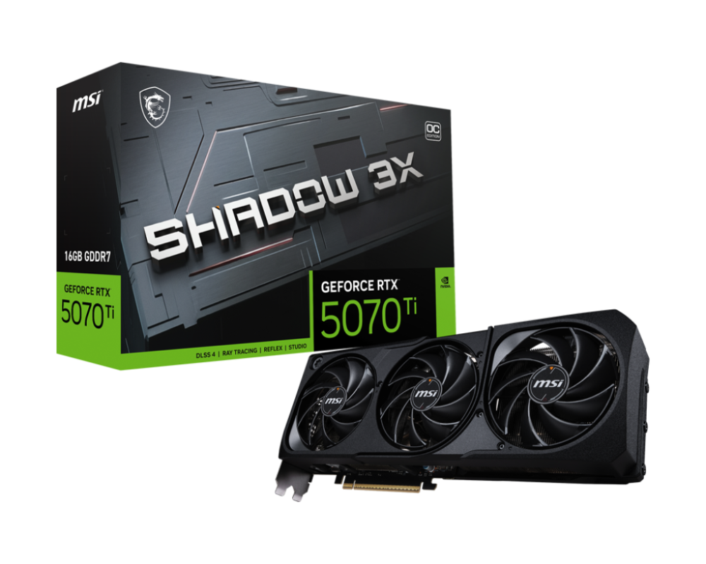 Видео карта MSI RTX5070TI 16G SHADOW 3X OC