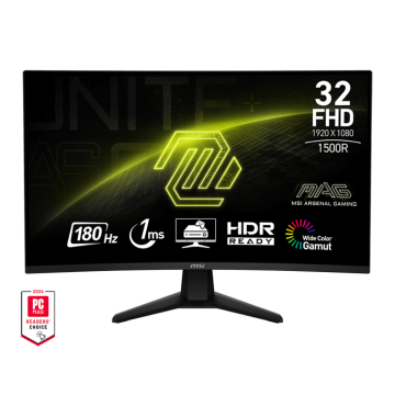 Монитор MSI 32.5" MAG 32C6 CURVED, FullHD, VA, 180Hz