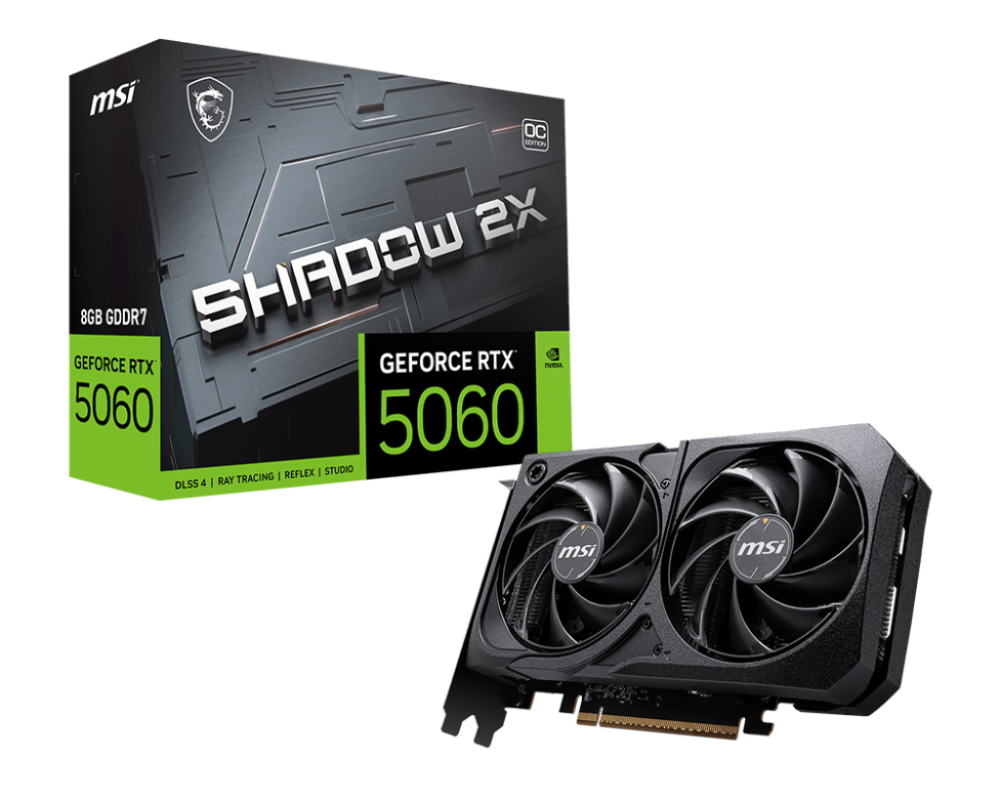 Видео карта MSI RTX5060 8G SHADOW 2X OC