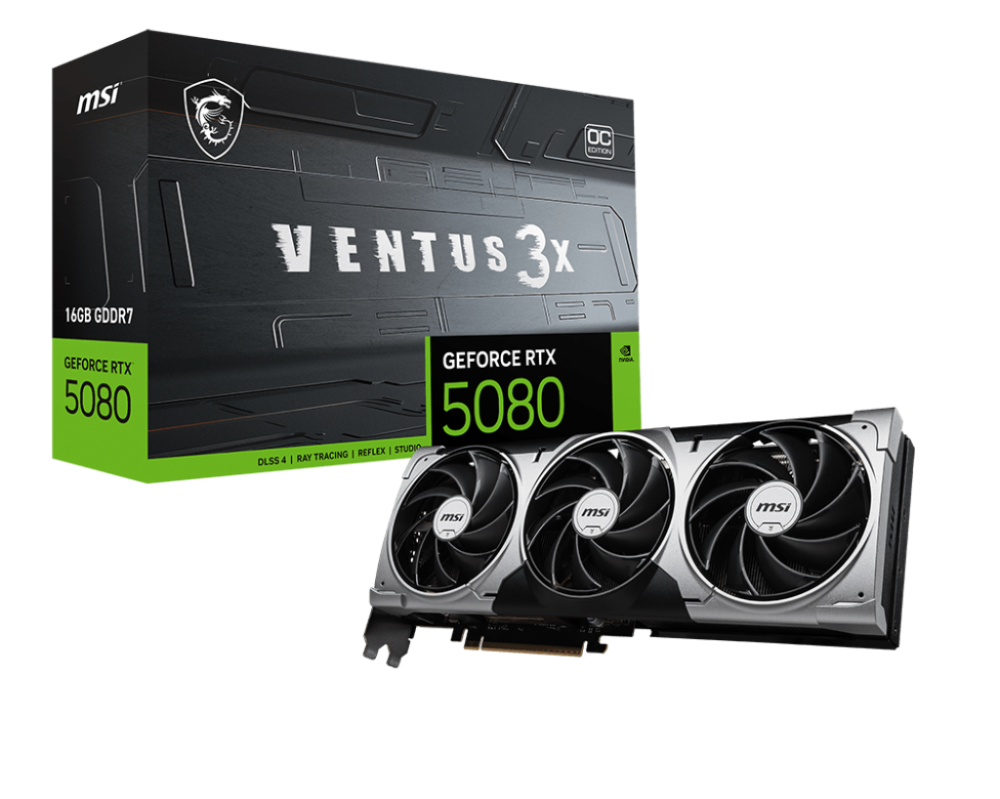 Видео карта MSI RTX5080 16G VENTUS 3X OC +