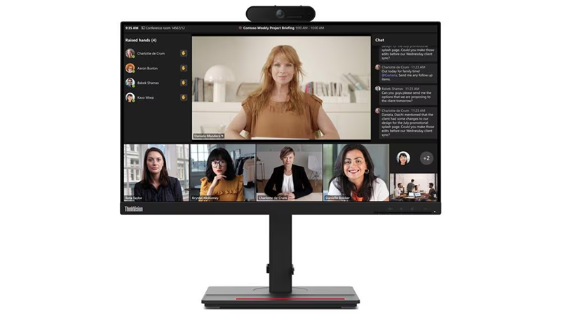 Монитор LENOVO 23.8" T24M-29/63A5GAT6EU, FullHD, IPS, 60Hz
