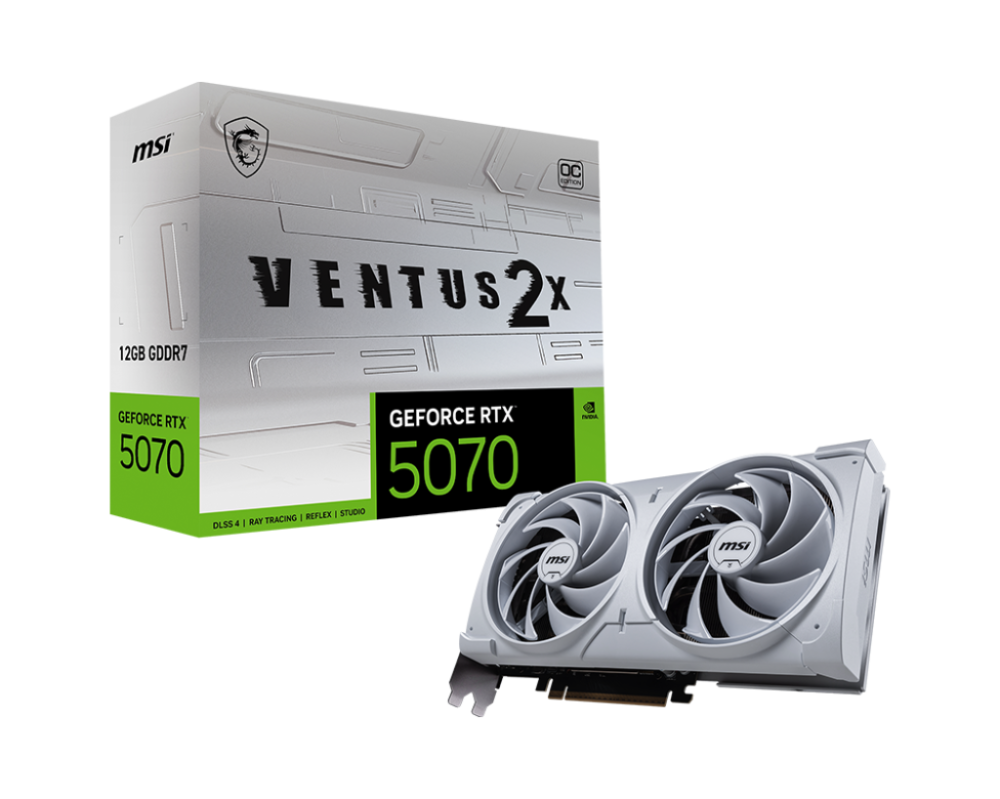 Видео карта MSI RTX5070 12 VENTUS 2C OC WH