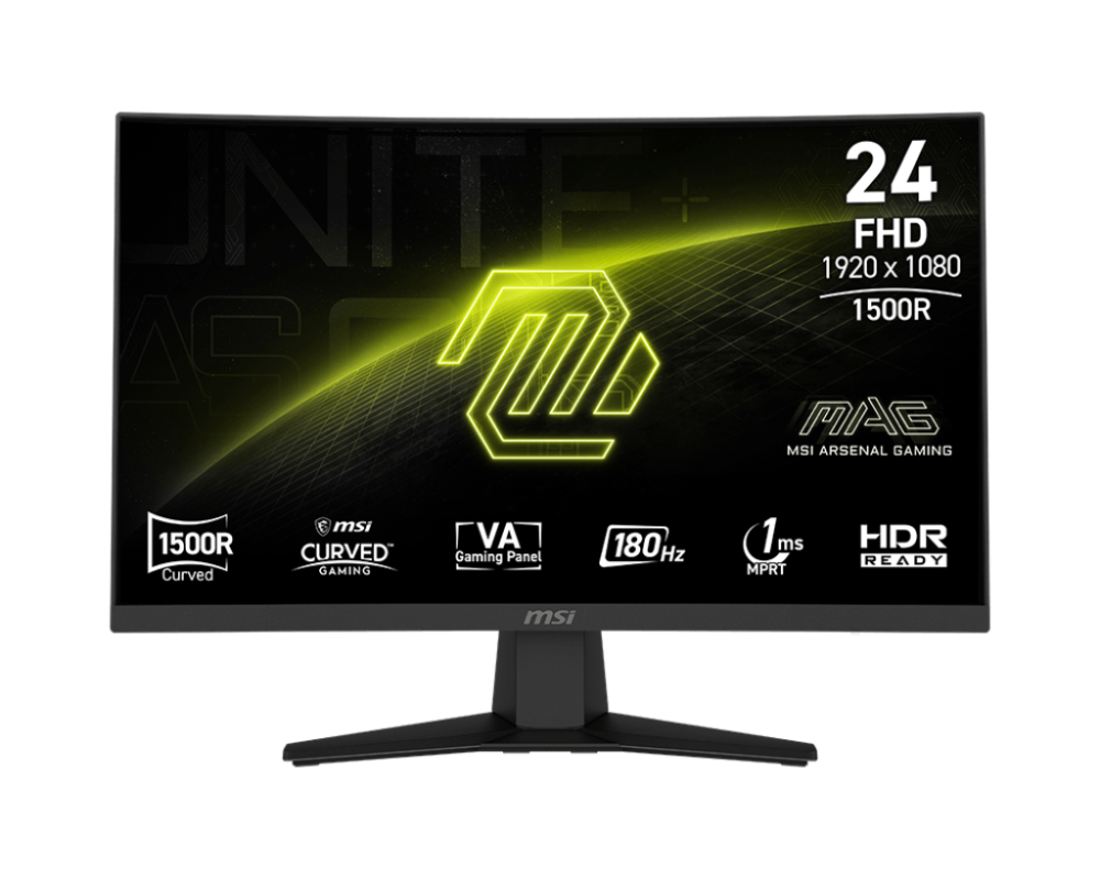 Монитор MSI MAG 244C CURVED, VA, FHD, 180 Hz
