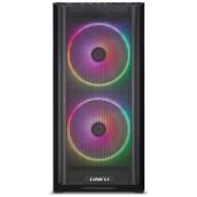 Кутия Lian-Li LANCOOL 216, RGB, Mid-Tower, Tempered Glass, Черна