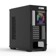 Кутия ZALMAN Z10 PLUS, Tempered Glass, RGB Mid-Tower, Черна