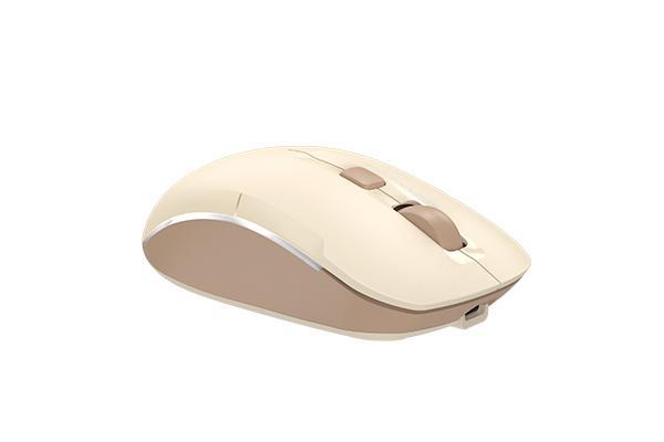 Мишка A4tech FB26CS Air2 Cafe Latte, Dual mode, 2000dpi, Li-Ion батерия, безшумна, Безжична