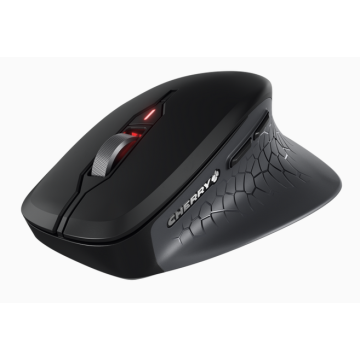 CHERRY Stream ергономична безшумна мишка Comfort, 6 бут, 4000dpi, черна