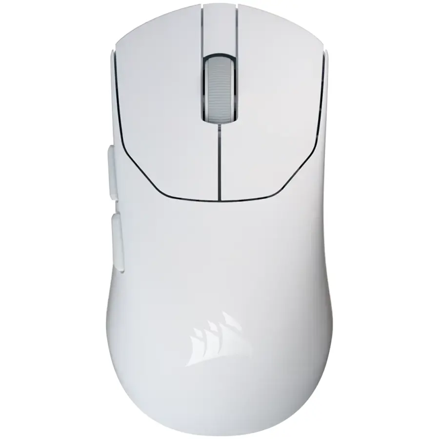 Геймърска безжична мишка Corsair Sabre v2 Pro Ultralight - White
