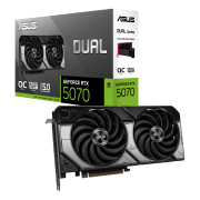 Видео карта ASUS DUAL RTX 5070 OC 12GB GDDR7
