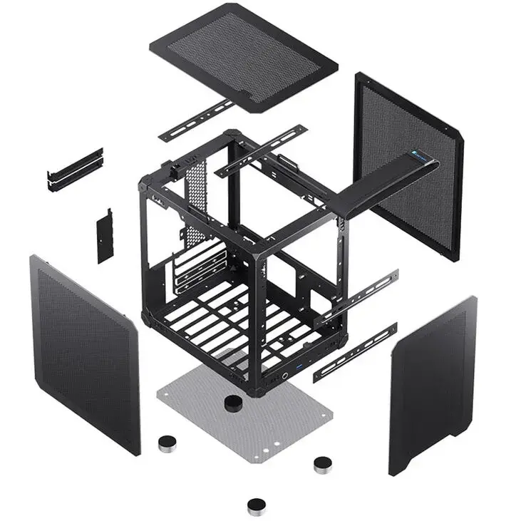 Кутия за компютър Jonsbo C6 Mesh, mATX, Black