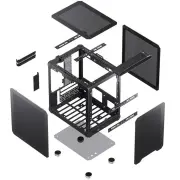 Кутия за компютър Jonsbo C6 Mesh, mATX, Black