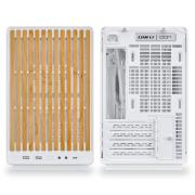 Кутия Lian Li DAN A3-mATX Wood Edition White - Micro Tower