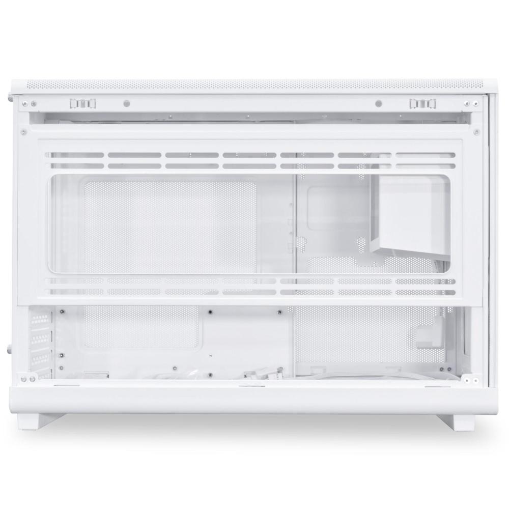 Кутия Lian Li DAN A3-mATX Wood Edition White - Micro Tower