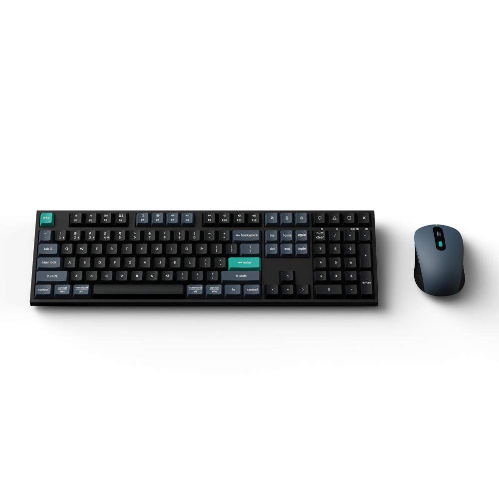 Комплект клавиатура и мишка Keychron B36 Deep Black и BM25 Wireless/BT/Wired Combo - TKL