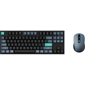 Комплект клавиатура и мишка Keychron B33 Deep Black и BM25 Wireless/BT/Wired Combo - TKL