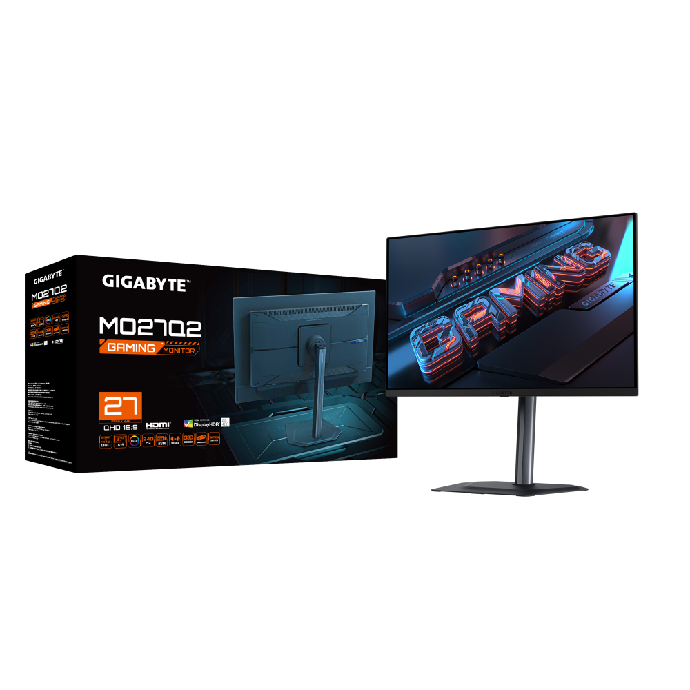 Монитор GIGABYTE MO27Q2 - 27" QD-OLED, 2K QHD, 240Hz, 0.03ms