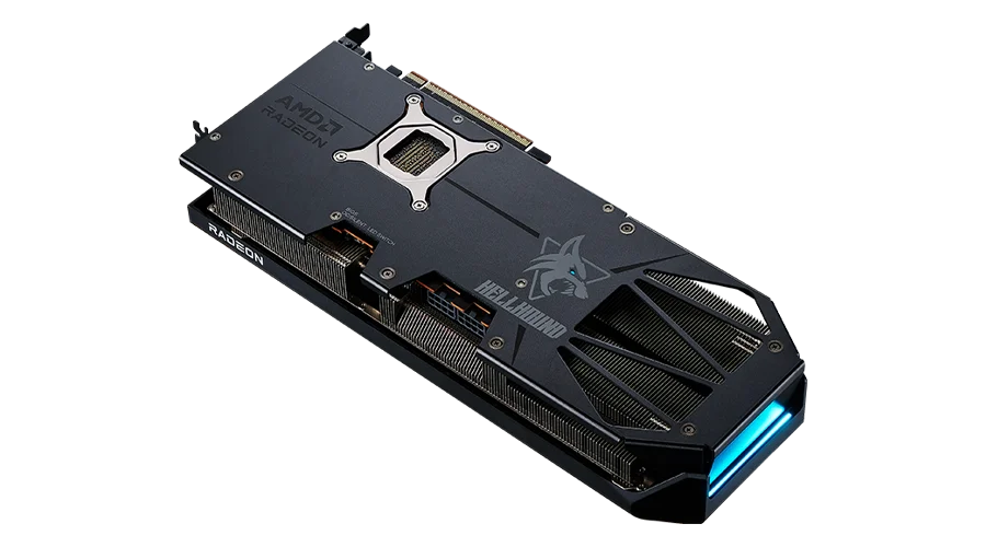 Видео карта PowerColor Radeon RX 9070 XT Hellhound 16GB GDDR6