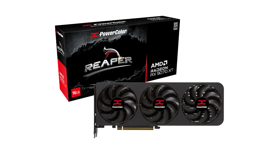 Видео карта PowerColor Radeon RX 9070 XT Reaper 16GB GDDR6