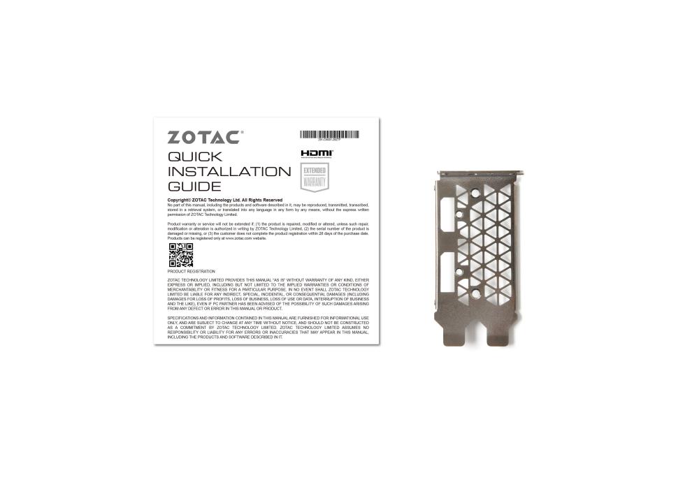 Видеокарта ZOTAC GAMING RTX 3050 LP 6GB GDDR6