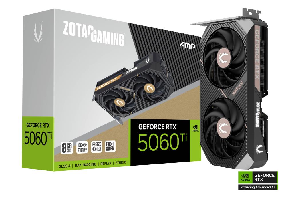 Видео карта ZOTAC GAMING RTX 5060 TI AMP 8GB GDDR7